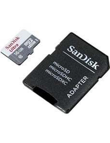 Memoria MicroSDHC SanDisk 16GB Ultra Class 10 SDSQUNS-016G-GN3MA