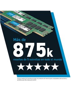 Memoria RAM Crucial 32GB DDR4 3200MHz UDIMM CT32G4DFD832A