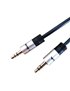 Cable de audio 3,5mm a 3,5mm M-M de 1,8 mts de alta fidelidad, conectores dorados y presentación retail / mod. UL-PROAD3535