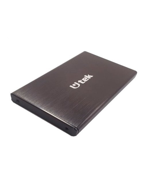 Cofre porta disco duro SATA 2,5 conexión USB 2.0 color negro / mod. UT-HDD020BL