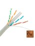 Cable de red Cat6, 24 AWG, 100% cobre, 4x2x0,52, caja de 305 mts