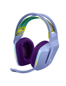 Audífonos gaming inalámbricos con micrófono ultraligeros Logitech G733 lila 981-000889