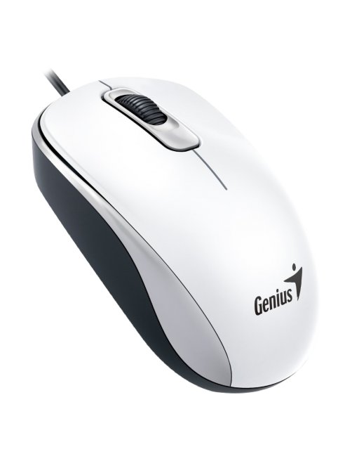 Mouse Genius DX-110 Alámbrico, Ambidiestro, 3 Botones, blanco 31010116102