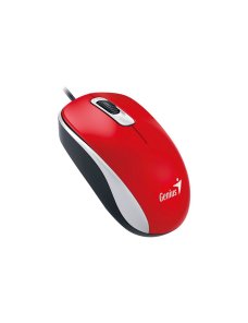 Mouse Genius DX-110 Alámbrico, Ambidiestro, 3 Botones, rojo 31010116104