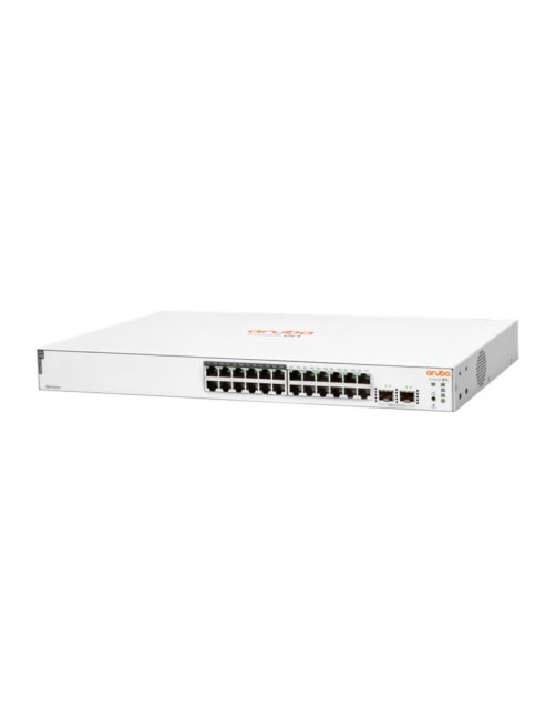 Switch Conmutador HPE Aruba Instant On 1830 24G 12p Clase 4 PoE 2 SFP JL813A 195W
