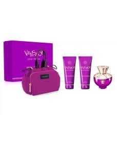 Perfume Original Versace Dylan Purple Edp 100Ml+Bl+Sg+Cartera
