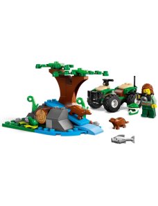 Figura Lego City Cuatrimoto y Hábitat de la Nutria, 60394