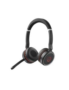 Jabra Evolve 75 SE - MS Stereo with Charging Stand, Wired & Wireless, Calls/Music, 20 - 20000 Hz, 177 g, Headset, Black