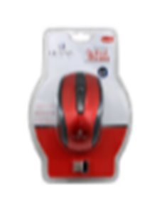 Mouse óptico inalámbrico rojo ULTRA wireless USB 2,4GHz 7168296300518