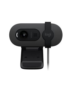 Cámara Web Logitech BRIO 100 Full HD 1080p Con Equilibrio De Iluminación Automático, Webcam, Grafito