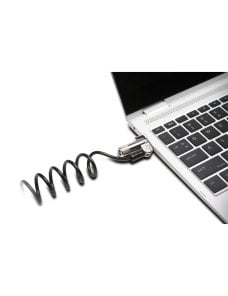 Kensington NanoSaver Portable Keyed Laptop Lock - Bloqueo de cable de seguridad - negro - 2.3 m K66640WW