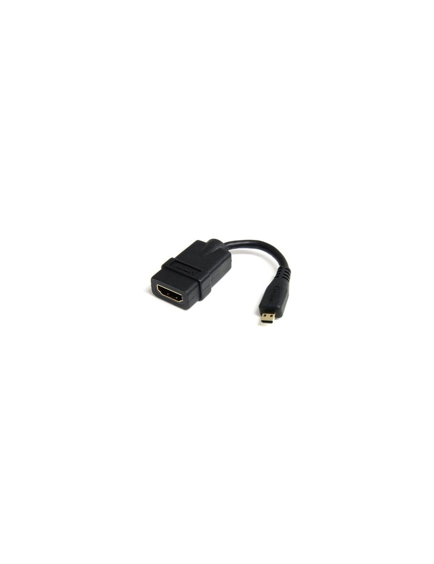 Cable de 12cm Adaptador HDMI de alta velocidad - HDMI a Micro HDMI - Hembra  a Macho