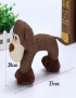3 piezas BU812 juguetes para masticar perros resistentes a las mordeduras suministros interactivos para mascotas (elefante)