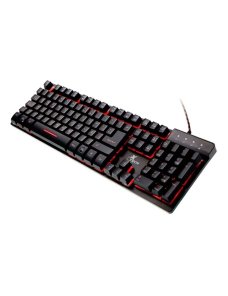 Xtech - Keyboard - Wired - Spanish - USB - Black - Gaming 3col XTK-520S XTK-520S