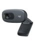 Webcam Logitech HD C270 con Micrófono, 1280 x 720 Pixeles, USB 2.0, Negro
