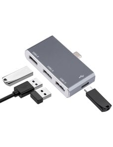 Adaptador-HUB-USB-C-Tipo-C-a-OTG-de-4-puertos-Tipo-C-USB-30-USB-20-PC6451