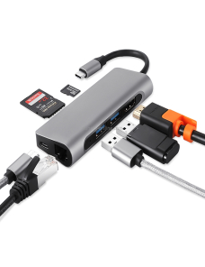 TY-02-Adaptador-HUB-multipuerto-USB-C-Type-C-7-en-1-con-salida-HDMI-lector-de-tarjetas-TF-SD-2-puertos-USB-30-suministro-de-ener