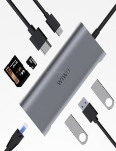 Adaptador-HUB-de-extension-multifuncional-WIWU-831-8-en-1-tipo-C-USB-C-PC8101