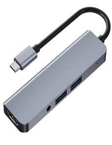 2008N-4-en-1-USB-30-x2-HDMI-Puerto-de-35-mm-Estacion-de-acoplamiento-inteligente-multifuncion-Type-C-USB-C-HUB-PC3041