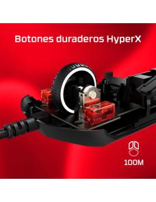 HyperX Pulsefire Haste 2 - Ratón - óptico - 6 botones - cableado - negro