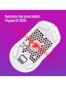 HyperX Pulsefire Haste 2 - Ratón - óptico - 6 botones - inalámbrico, cableado - 2.4 GHz, Bluetooth 5.0 - receptor inalámbrico US