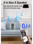 Broyy A5 1920x1080p 200 lúmenes Multifunción Portátil Portátil LED Proyector digital HD con altavoz Bluetooth, Android 7.1,
