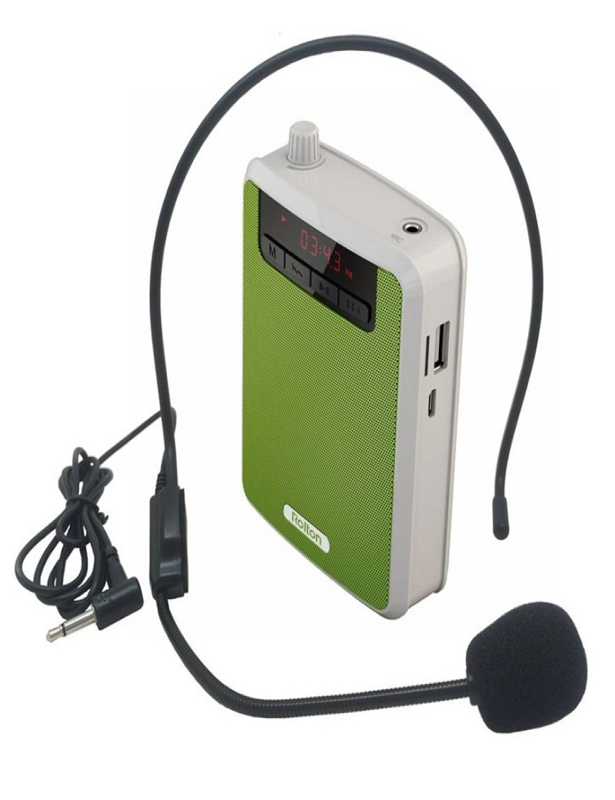 Amplificador de voz portátil Rolton K300 compatible con radio FM