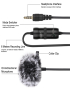 PULUZ-Microfono-de-video-de-grabacion-de-condensador-omnidireccional-Jack-Lavalier-de-35-mm-longitud-6-m-PU427
