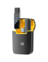 S16 Micrófono de solapa inalámbrico con pantalla digital amarilla uno a uno con compartimento de carga, especificaciones: Int