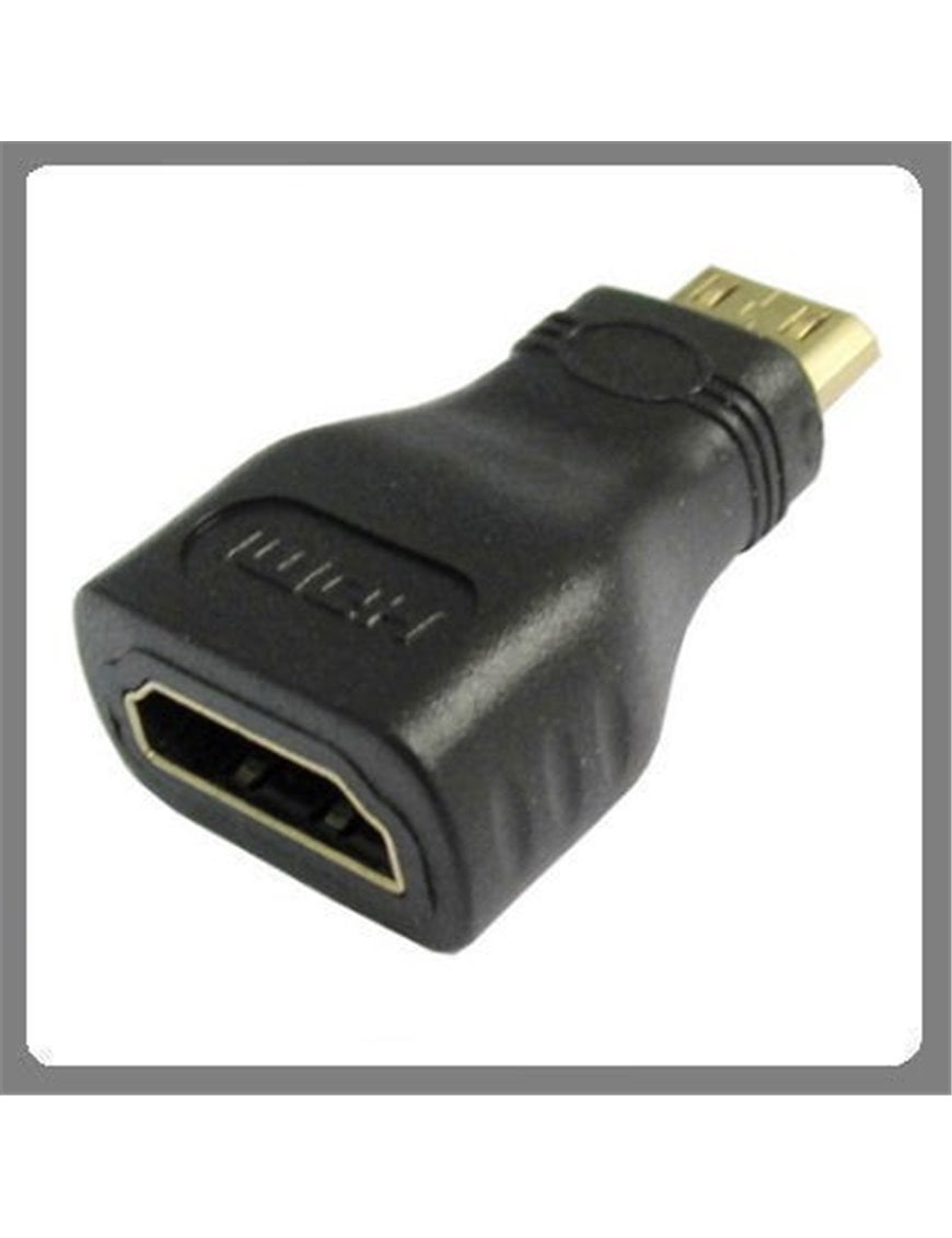 Adaptador Mini HDMI Macho a HDMI Hembra