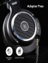 Unodio M80 Abrir Tres Bandas Balanced Monitor Mezclador Estudio DJ HIFI Auriculares con cable, Longitud del cable: 3M (Negro)