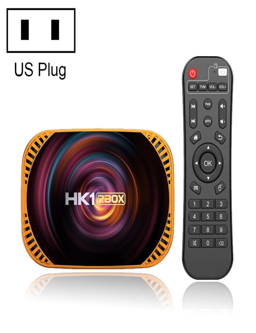 Mecool HK1RBox X4 4K TV Box, Android 11 Amlogic S905X4 CPU con RC 4GB+64GB  (ESPLE EE. UU.)