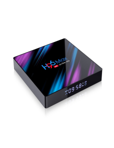 H96 Max-3318 4K Ultra HD Android TV Box con control remoto, Android 9.0, RK3318 Quad-Core 64bit Cortex-A53, WiFi 2.4G / 5G, Blu