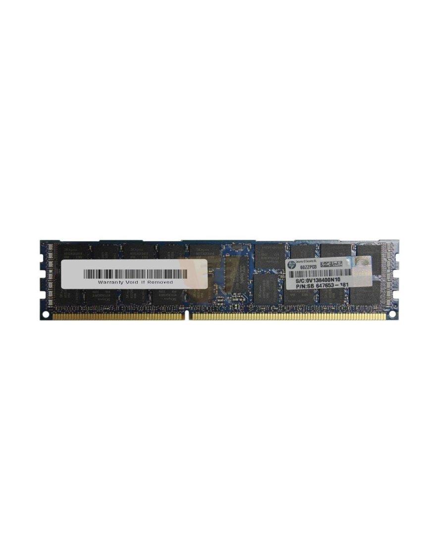 Memoria HP 16GB PC3L-10600R DDR3-1333 RDIMM Memory 664692-001 647653-081 NEW ORIGINAL!!!