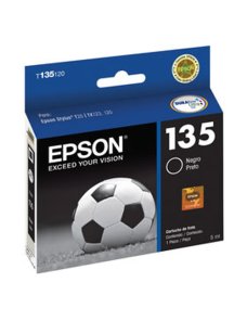 Epson 135 - Negro - original - cartucho de tinta - para Stylus T25, TX123, TX125, TX133, TX135 - Imagen 1