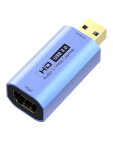 Grabador de captura de video HDMI a USB-C 1080p, tarjeta de captura de  video con captura tipo C/USB 3.0, transmisión en vivo/videoconferencia,  tarjeta