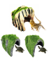 ZR647-Flocked-Caple-Box-Turtle-Escondite-Nido-Moss-Cave-Turtle-Cave-Tumbona-TBD0603554502