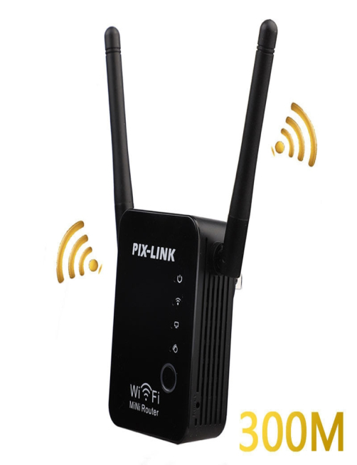 PIX-LINK-24G-300Mbps-Amplificador-de-senal-WiFi-Enrutador-inalambrico-Repetidor-de-antena-dual-enchufe-de-la-UE-TBD0603944001B