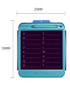 Panel de escritura de copia LCD de carga de 9 pulgadas Tablero de escritura electrónica transparente, especificación: líneas