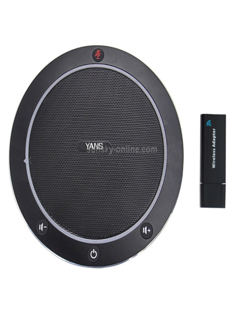 Microfono-omnidireccional-inalambrico-de-videoconferencia-YANS-YS-M86-negro-PC9670B