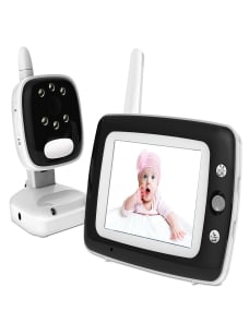 BM35Q Monitor inalámbrico para bebés de 3,5 pulgadas Monitor de temperatura de la cámara Audio de 2 vías Visión nocturna E