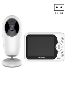 VB608 Cámara de vigilancia de intercomunicador de visión nocturna LED IR con monitor de bebé de video inalámbrico de 4,3 pu