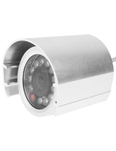 Cámara de video CCD en color LED y resistente al agua con conjunto de lentes fijos de 6 mm Sony 420TVL de 1/3 de pulgada