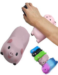 Piggy Office Protection Memoria de muñeca Espuma de espuma de reposo de mano de rebote lento Muñeca Mouse Pad (rosa)