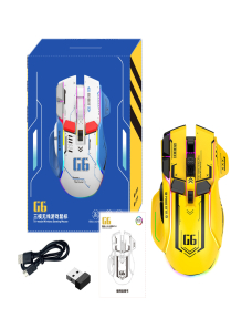 HXSJ-G6-10-Teclas-RGB-12800DPI-Tri-modo-Wireless-Gaming-Mouse-Amarillo-EDA005224001B