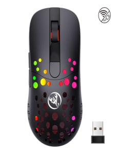 HXSJ-T100-10000-DPI-RGB-Macro-definicion-con-cable-inalambrico-Dual-Mode-Mouse-negro-EDA001694301A
