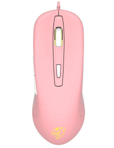 Ajazz DMG110 10000 DPI Mouse para juegos de escritorio RGB iluminado con botón programable, Longitud del cable: 1,6 m