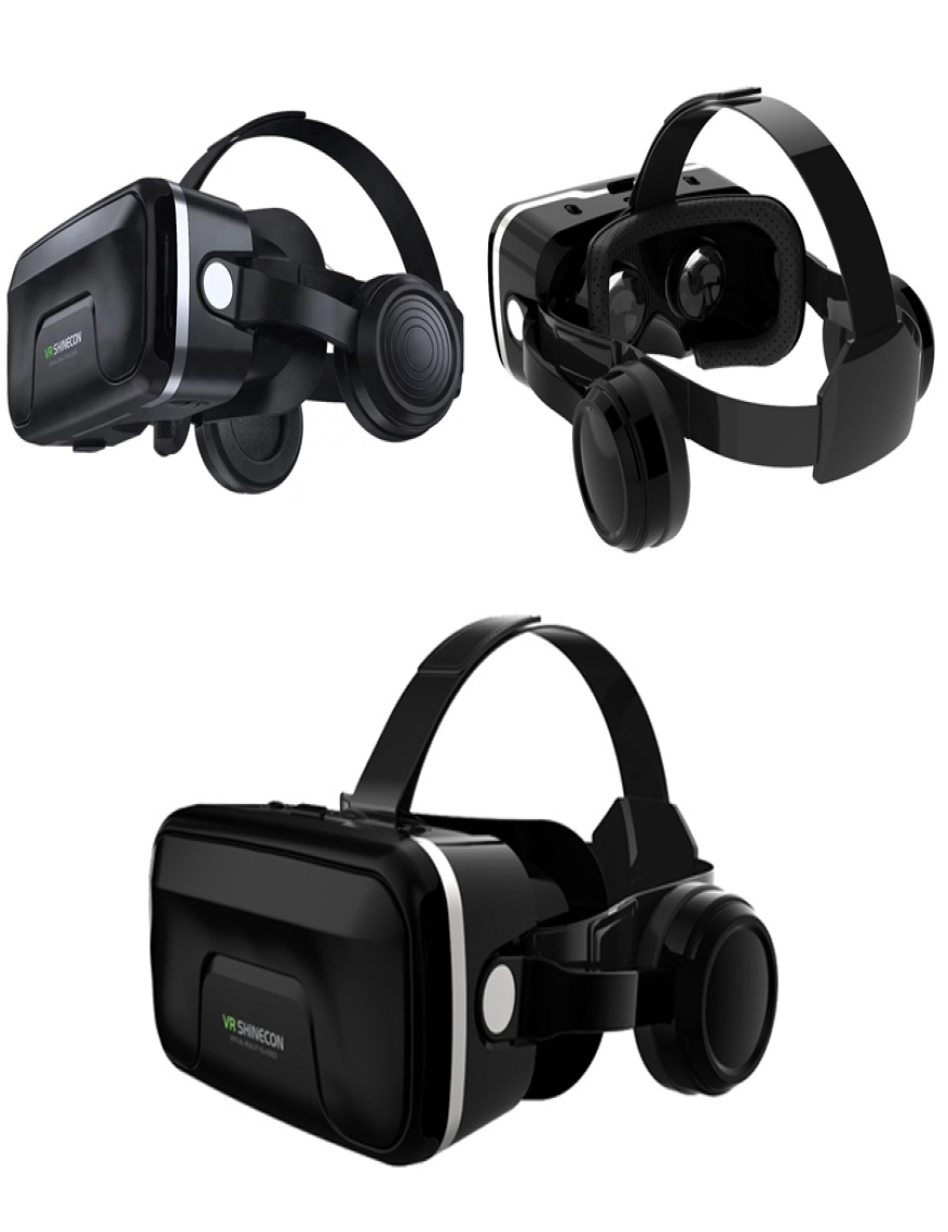 Gafas VR Auriculares VR Casco Estéreo Con Mango Para IPhone