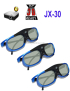 Gafas 3D recargables con obturador activo compatible con 96 HZ / 120 HZ / 144 HZ para XGIMI Z4X Z5 H1 JmGo G1 G3 X1 BenQ Acer y