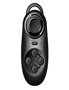 Controlador remoto inalámbrico Bluetooth / Controlador de mini gamepad / Obturador Selfie / Controlador de reproductor de mús